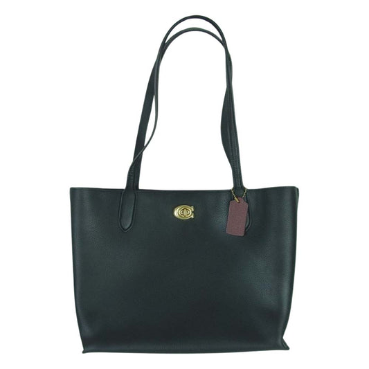 COACH コーチ C0689 ウィロウ トート バッグ ブラック系【中古】
