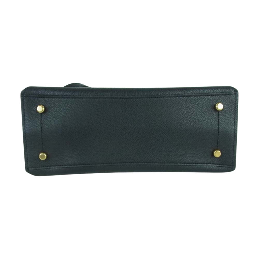 COACH コーチ C0689 ウィロウ トート バッグ ブラック系【中古】
