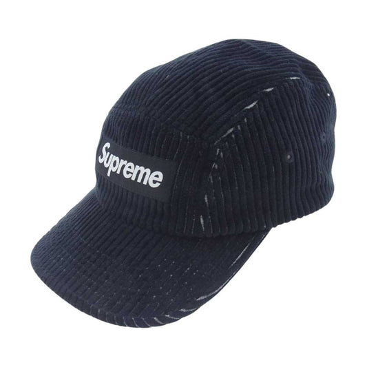 Supreme シュプリーム 23SS 2-Tone Corduroy Camp Cap 2トーン コーデュロイ キャンプキャップ ブラック系【美品】【中古】