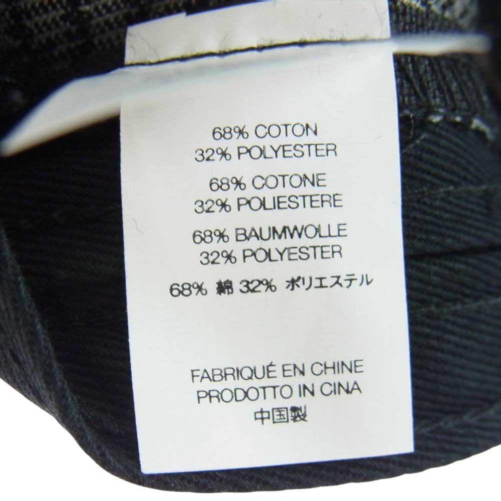 Supreme シュプリーム 23SS 2-Tone Corduroy Camp Cap 2トーン コーデュロイ キャンプキャップ ブラック系【美品】【中古】