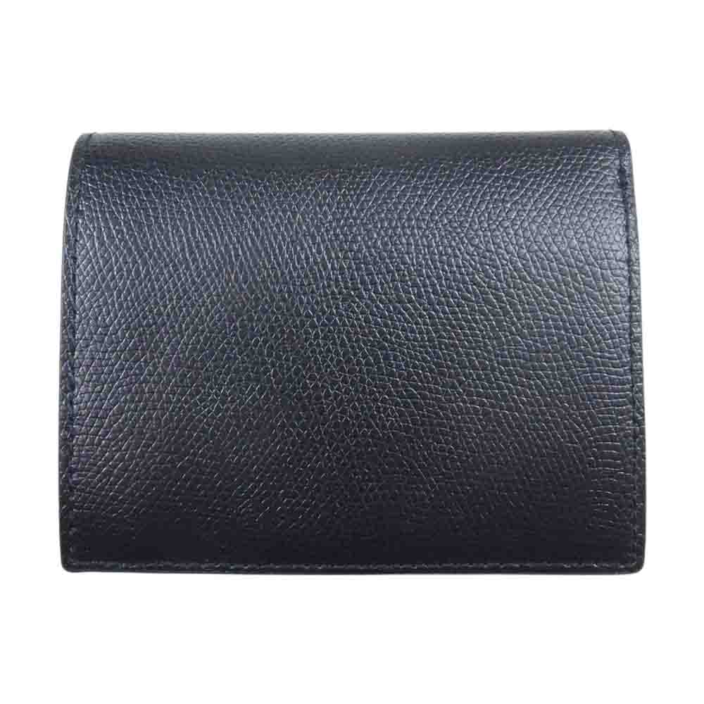 Furla フルラ WP00304 カメリア ロゴ レザー 二つ折り財布 ブラック系【中古】