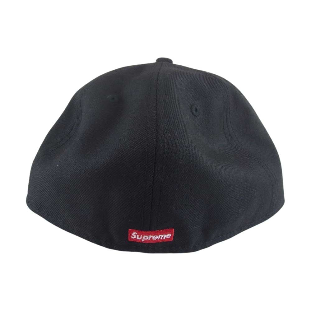 Supreme シュプリーム 18AW  Classic Script New Era クラシックスクリプト ニューエラ 帽子 ブラック系 58.7㎝【中古】