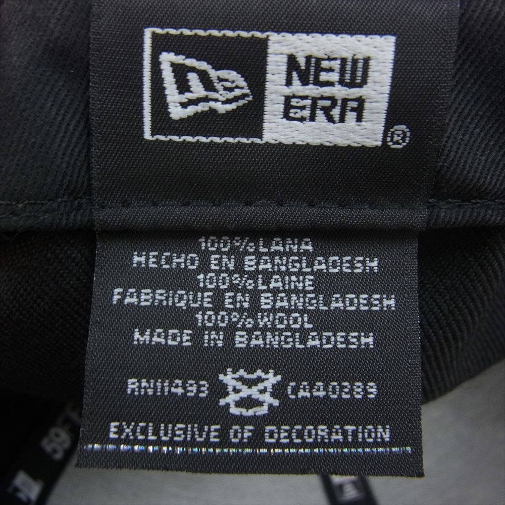 Supreme シュプリーム 18AW  Classic Script New Era クラシックスクリプト ニューエラ 帽子 ブラック系 58.7㎝【中古】