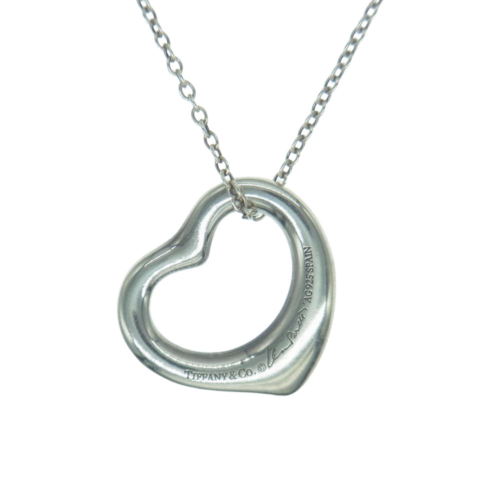 TIFFANY&Co. ティファニー エルサ・ペレッティ オープン ハ―ト 11mm AG925 SPAIN シルバー系【中古】