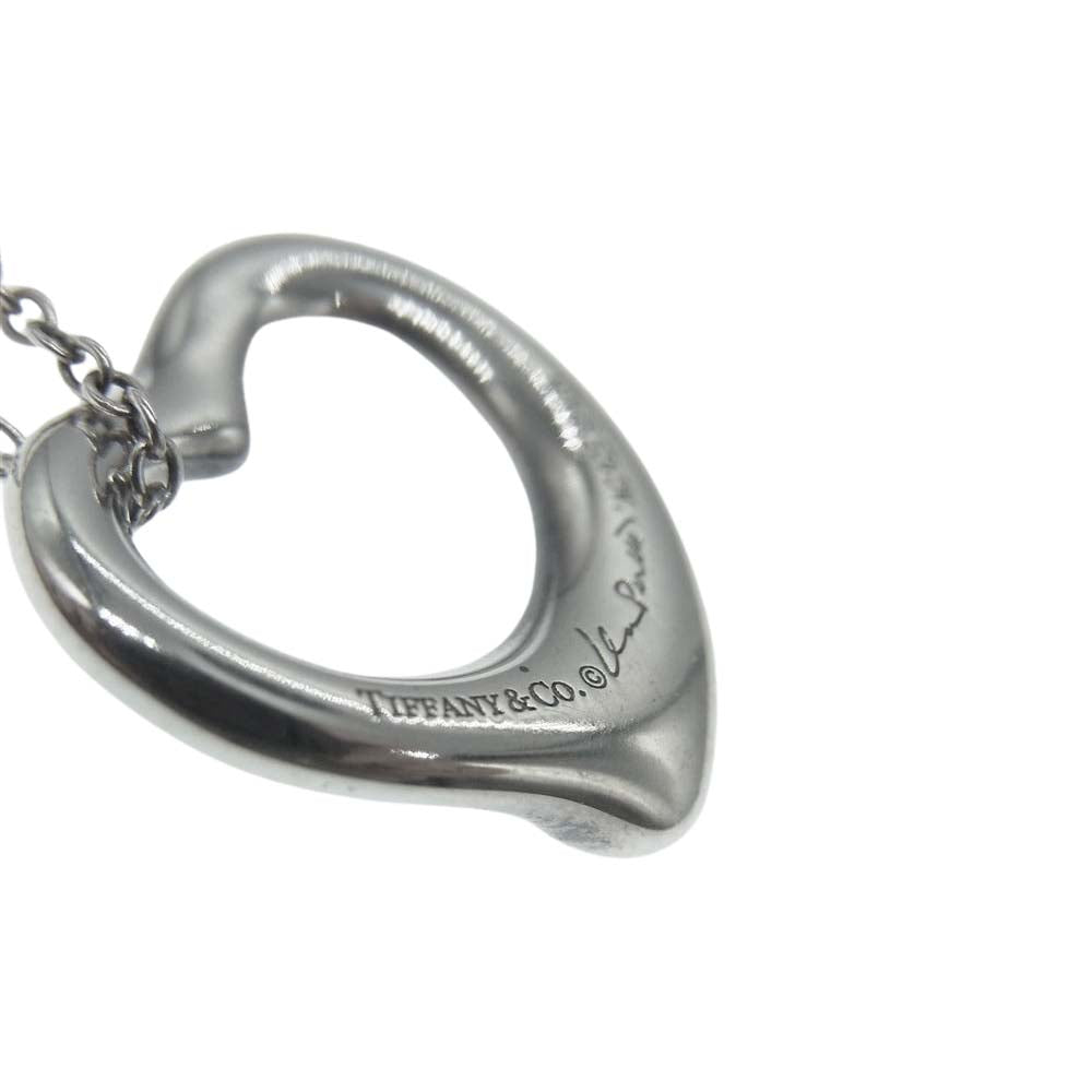 TIFFANY&Co. ティファニー エルサ・ペレッティ オープン ハ―ト 11mm AG925 SPAIN シルバー系【中古】