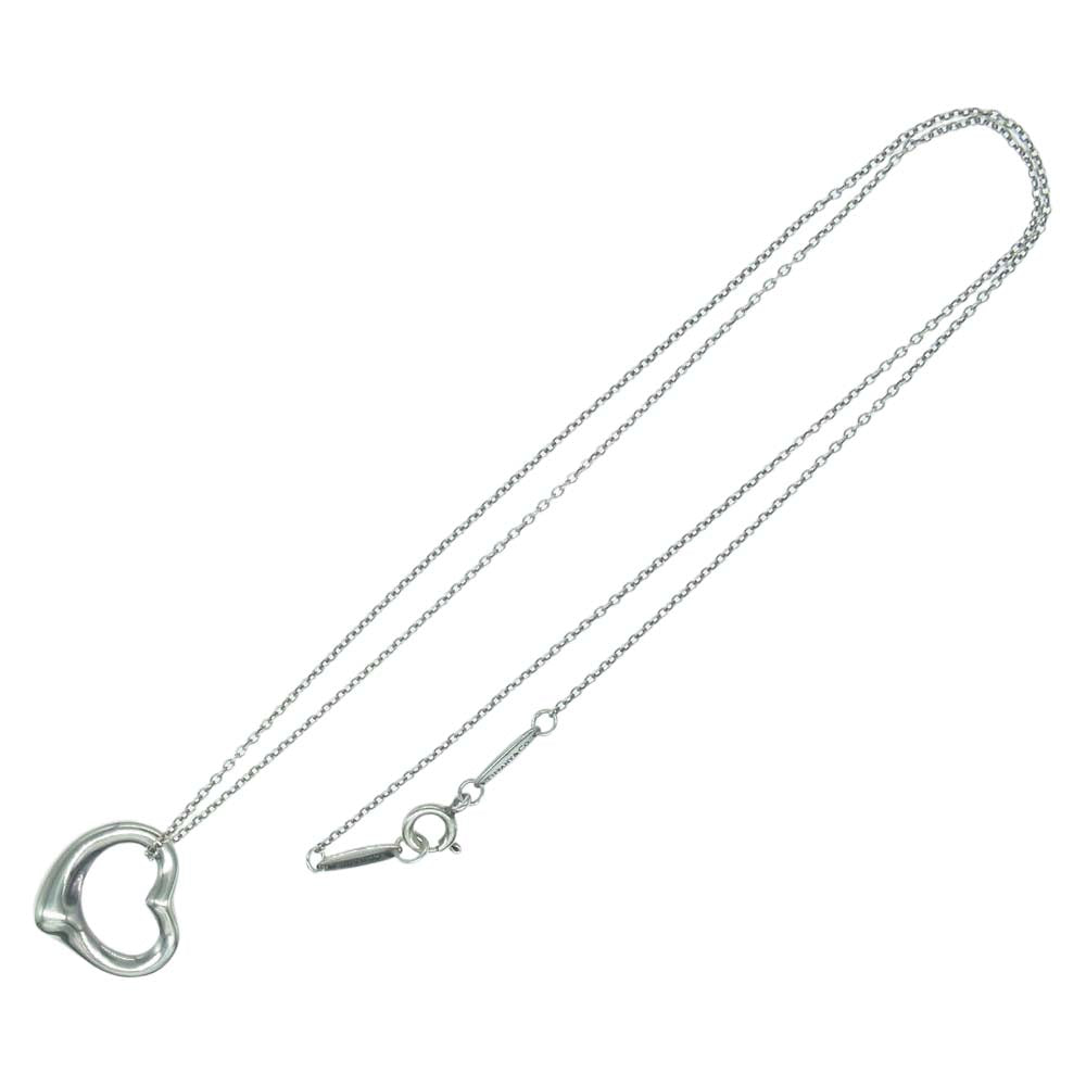TIFFANY&Co. ティファニー エルサ・ペレッティ オープン ハ―ト 11mm AG925 SPAIN シルバー系【中古】
