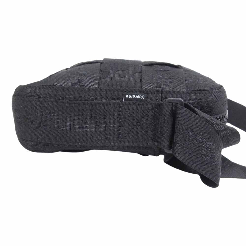 Supreme シュプリーム 23SS Woven Shoulder Bag Black ウーブン ショルダー バッグ ブラック系【美品】【中古】