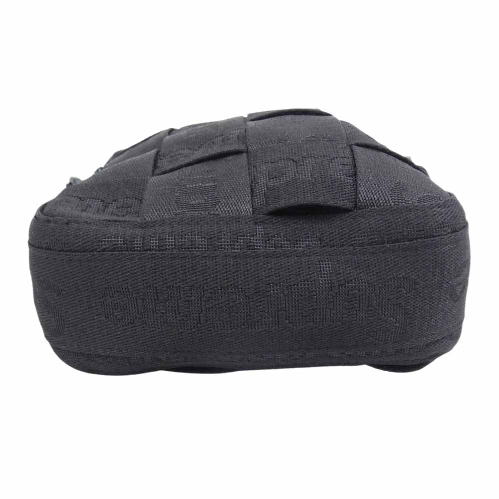 Supreme シュプリーム 23SS Woven Shoulder Bag Black ウーブン ショルダー バッグ ブラック系【美品】【中古】