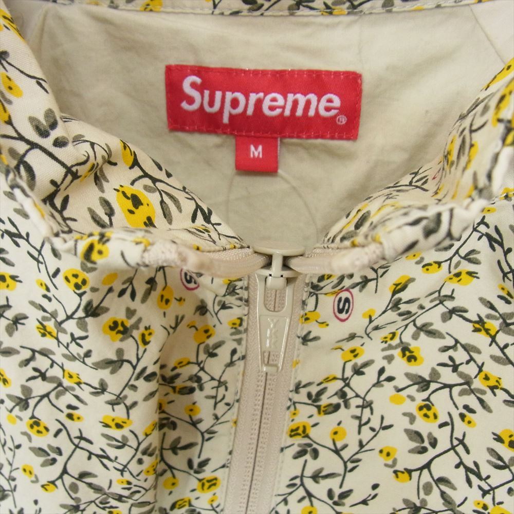Supreme シュプリーム 23SS Raglan Utility Jacket Floral ラグラン フローラル ユーティリティ ブルゾン イエロー系 M【美品】【中古】