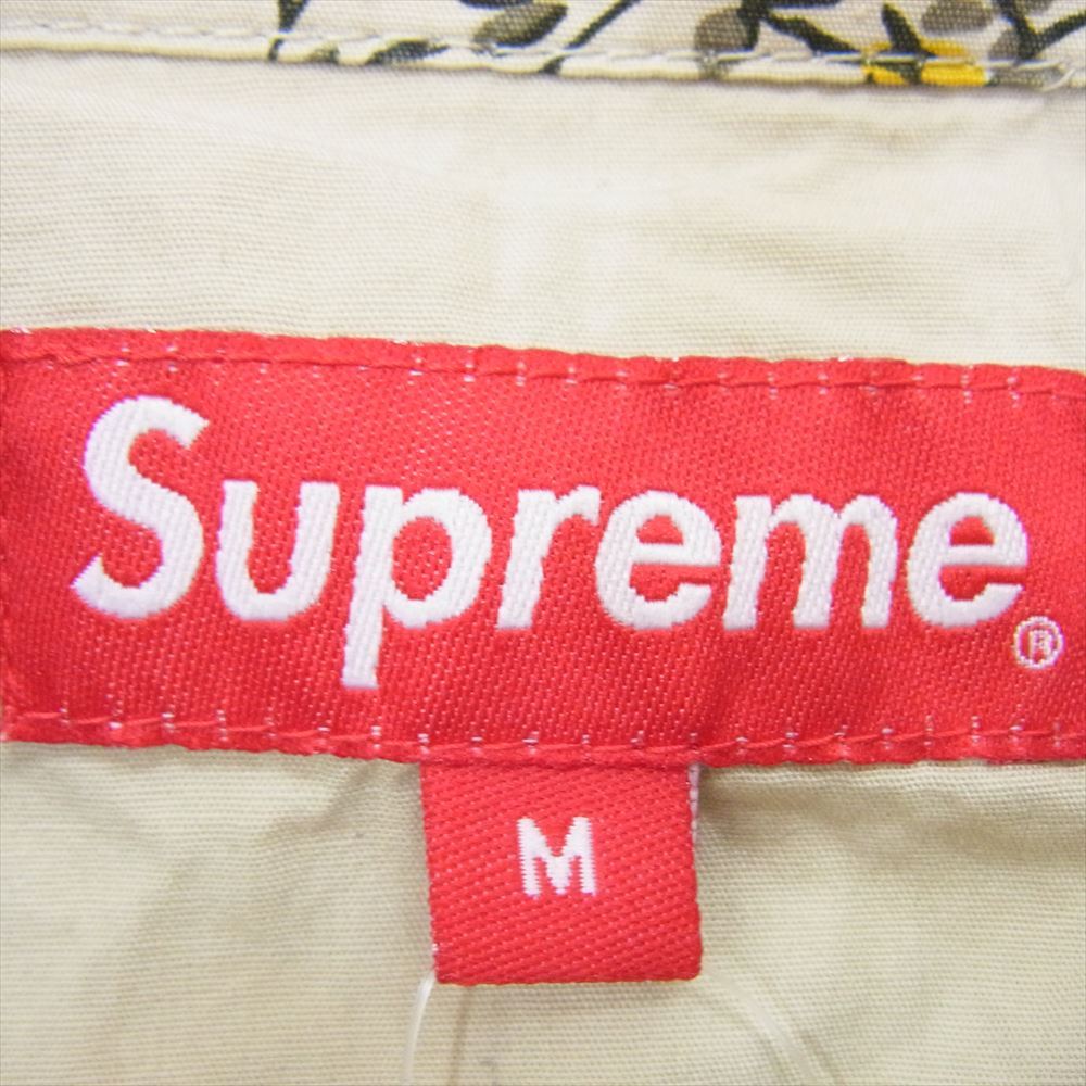Supreme シュプリーム 23SS Raglan Utility Jacket Floral ラグラン フローラル ユーティリティ ブルゾン イエロー系 M【美品】【中古】