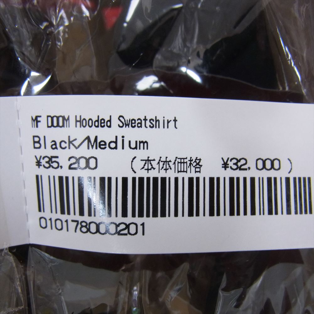 Supreme シュプリーム 23AW Mf Doom Hooded Sweatshirt Black エムエフドゥームプルオーバーパーカー ブラック系 M【美品】【中古】