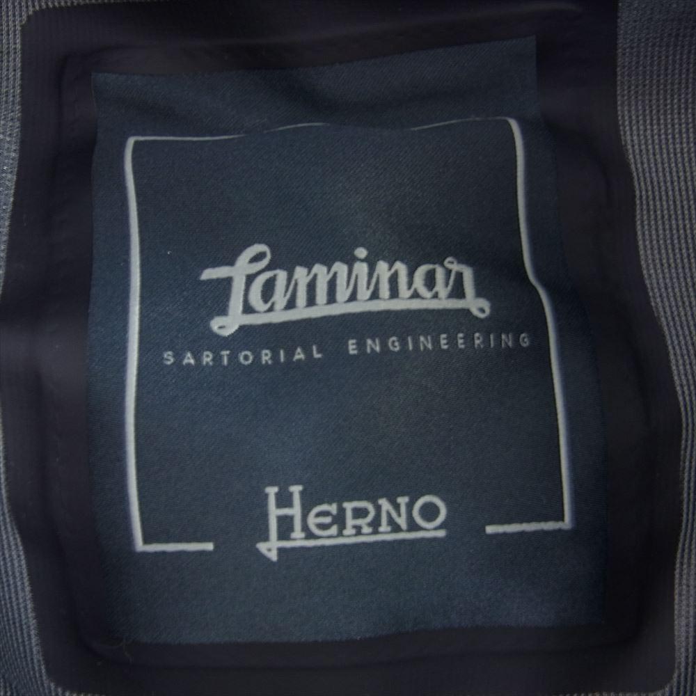 Herno ヘルノ PI00226UL 11106 9300 LAMINAR  BLACK GORE-TEX ラミナー ゴアテックス フード付き ダウンジャケット ブラック系 48【極上美品】【中古】