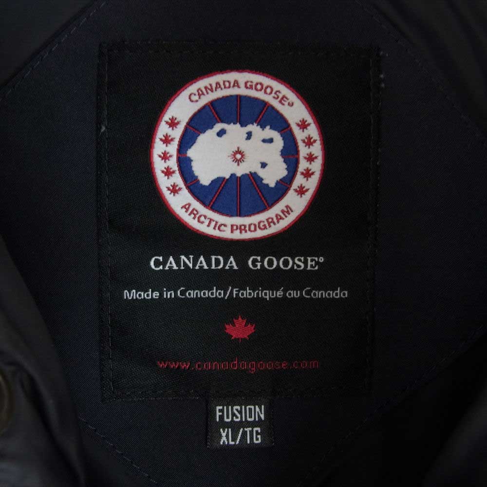 CANADA GOOSE カナダグース 3804JMA MACMILLAN PARKA マクミラン パーカー フュージョン フィット グリフィンタグ ブラック系 XL【中古】