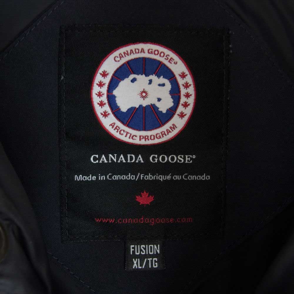 CANADA GOOSE カナダグース 3804JMA MACMILLAN PARKA マクミラン パーカー フュージョン フィット グリフィンタグ ブラック系 XL【中古】