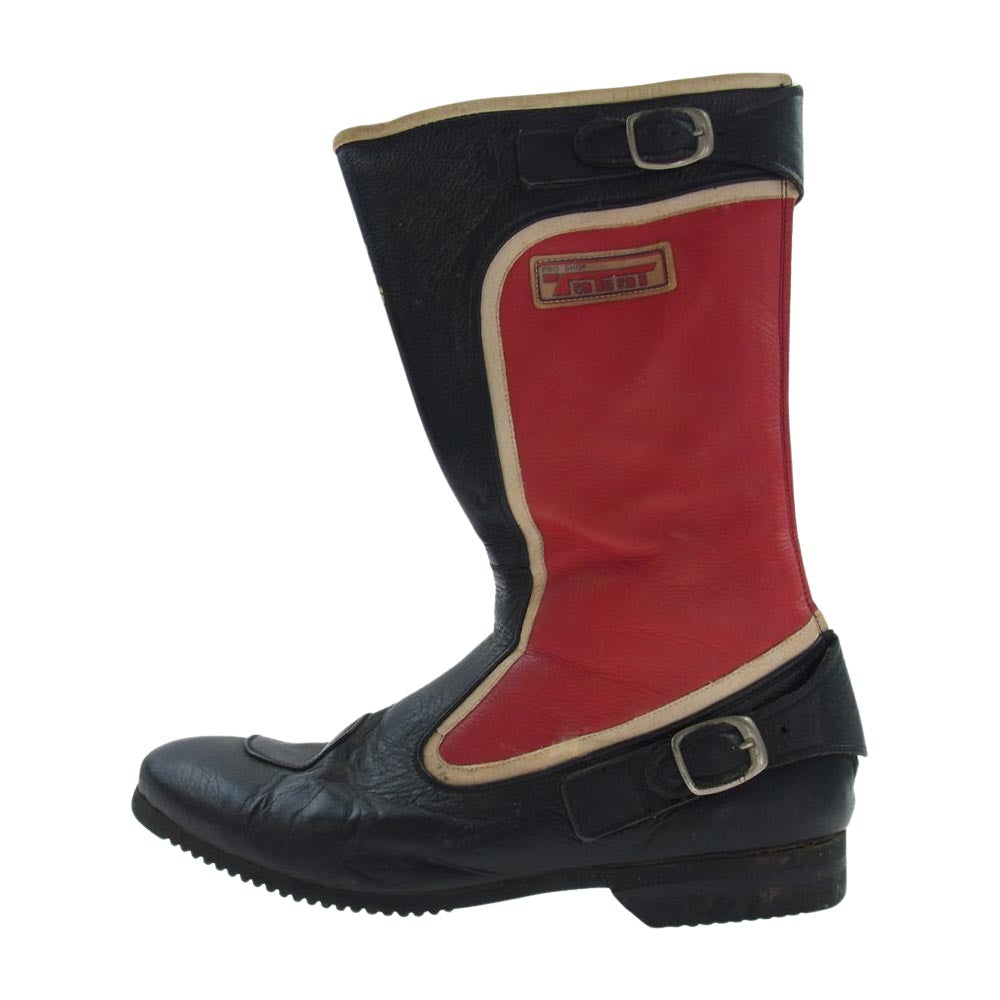 プロショップタカイ ライディング エンジニア レーサー レーシングブーツ レッド系 ブラック系 27cm【中古】