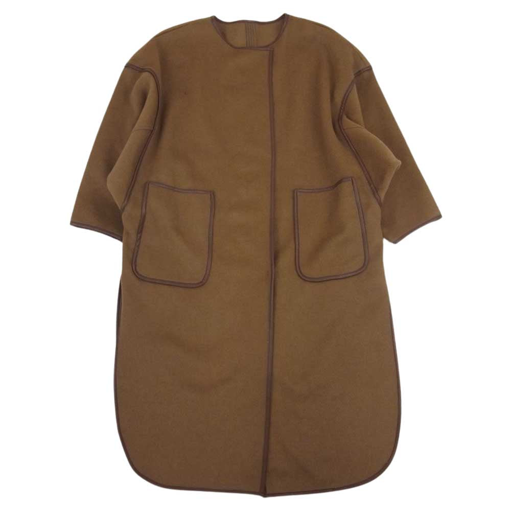 URBAN RESEARCH アーバンリサーチ AA17-27A108 ウール パイピング ロング コート ブラウン系 OS【中古】