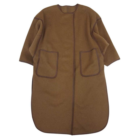 URBAN RESEARCH アーバンリサーチ AA17-27A108 ウール パイピング ロング コート ブラウン系 OS【中古】