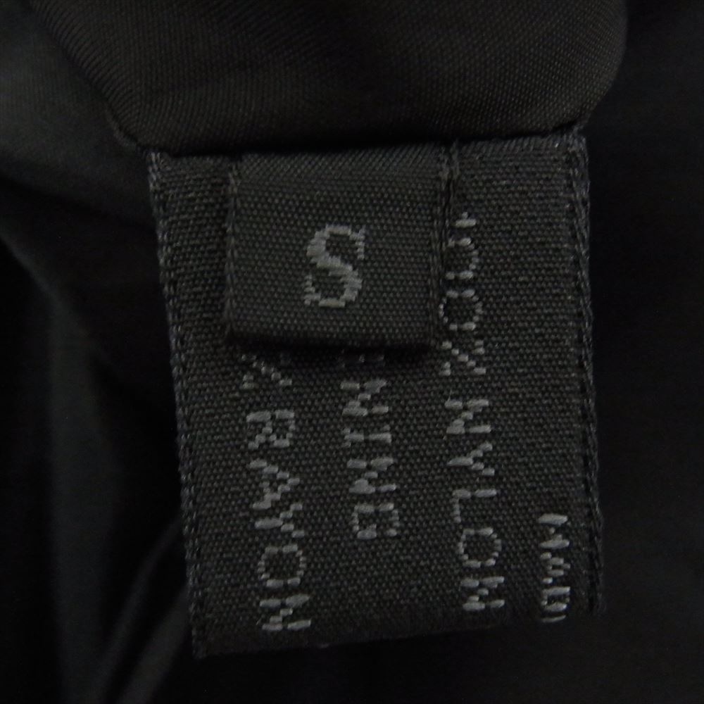 PRADA プラダ ナイロン ステンカラー ハーフコート ジャケット ブラック系 S【中古】