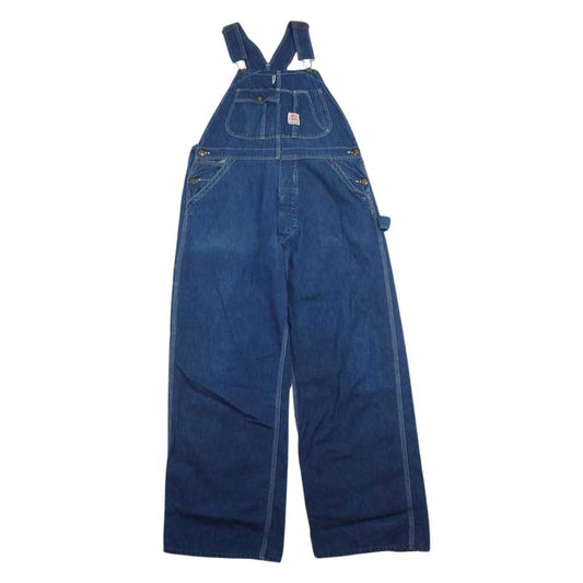 レッドキャメル vintage 60s SANFORIZED Denim Overall ヴィンテージ デニム オーバーオール インディゴブルー系【中古】