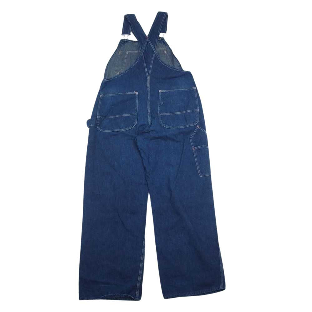 レッドキャメル vintage 60s SANFORIZED Denim Overall ヴィンテージ デニム オーバーオール インディゴブルー系【中古】