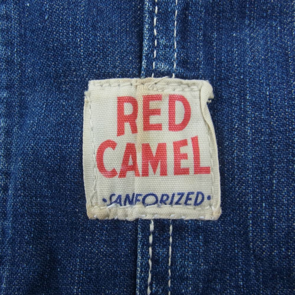 レッドキャメル vintage 60s SANFORIZED Denim Overall ヴィンテージ デニム オーバーオール インディゴブルー系【中古】