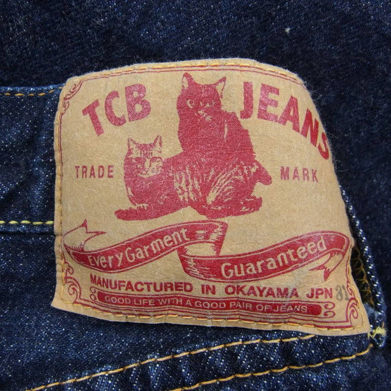 ティーシービー ジーンズ 50s jeans 5ポケット ジーンズ デニム パンツ インディゴブルー系 31【中古】