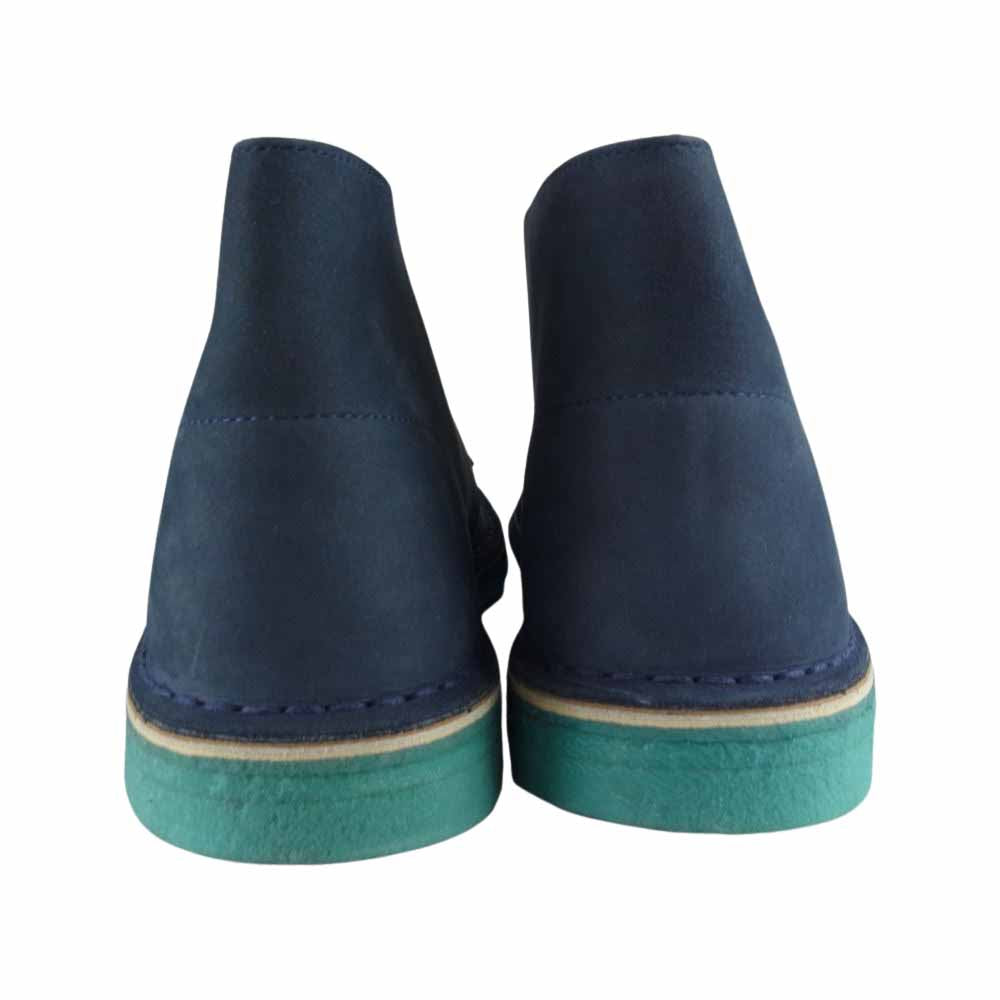 Clarks クラークス Desert Boot  デザート ブーツ ヌバック ネイビー系 US9【中古】