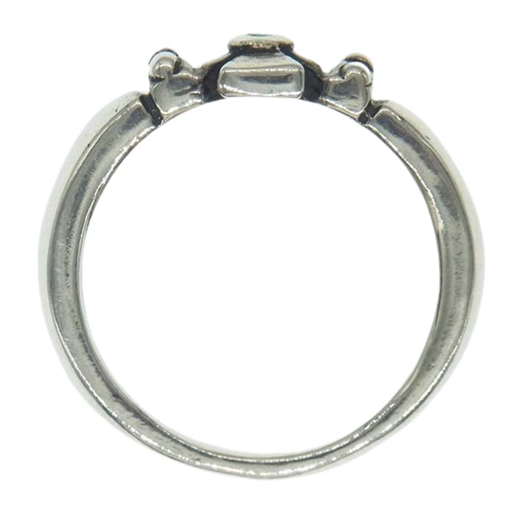 トラヴィスワーカー　シングルフォーミーリング　シルバー925 　ストーン入り TRAVIS WALKER トラヴィスワーカー SINGLE FORMEE RING シングル