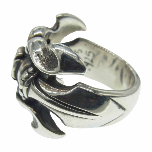 TRAVIS WALKER トラヴィスワーカー TRIDENT RING トライデント リング シルバー系 18号【中古】