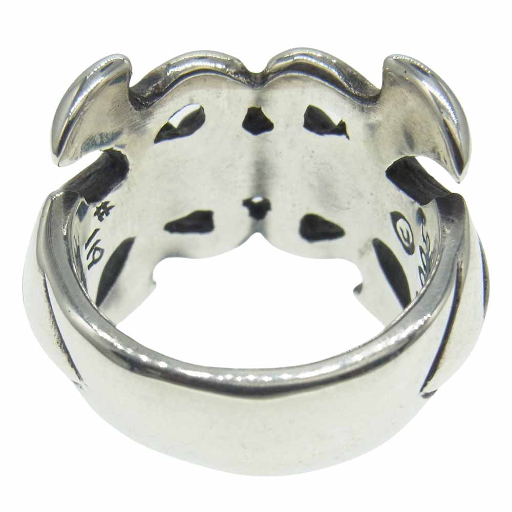 TRAVIS WALKER トラヴィスワーカー TRIDENT RING トライデント リング シルバー系 18号【中古】