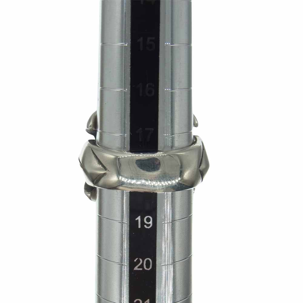 TRAVIS WALKER トラヴィスワーカー TRIDENT RING トライデント リング シルバー系 18号【中古】