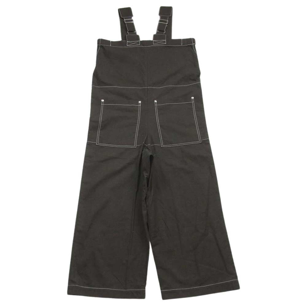 ジョンリンクス JL200-JS477 cotton linen fisherman pants コットン リネン フィッシャーマン パンツ オーバーオール ブラウン系 M【中古】