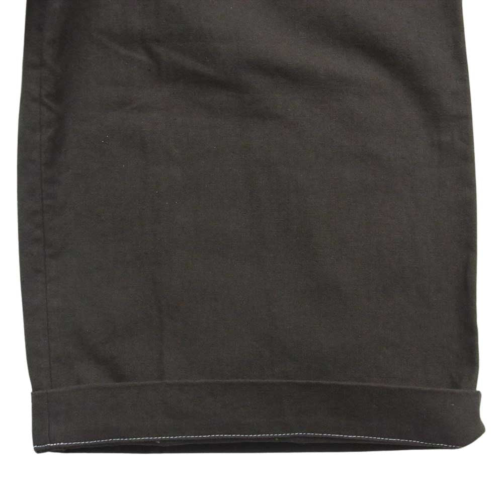 ジョンリンクス JL200-JS477 cotton linen fisherman pants コットン リネン フィッシャーマン パンツ オーバーオール ブラウン系 M【中古】