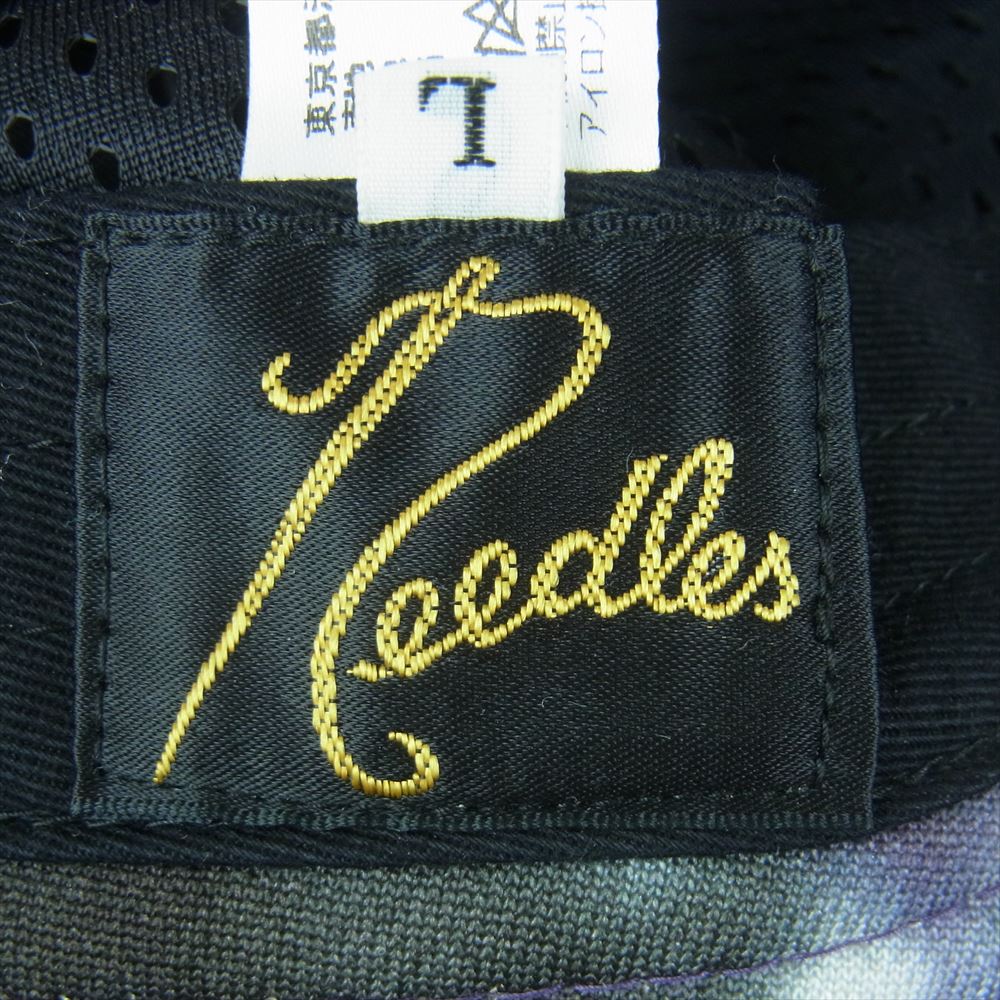 Needles ニードルス タイダイ バケット ハット 帽子 日本製 グレー系 パープル系 L【中古】