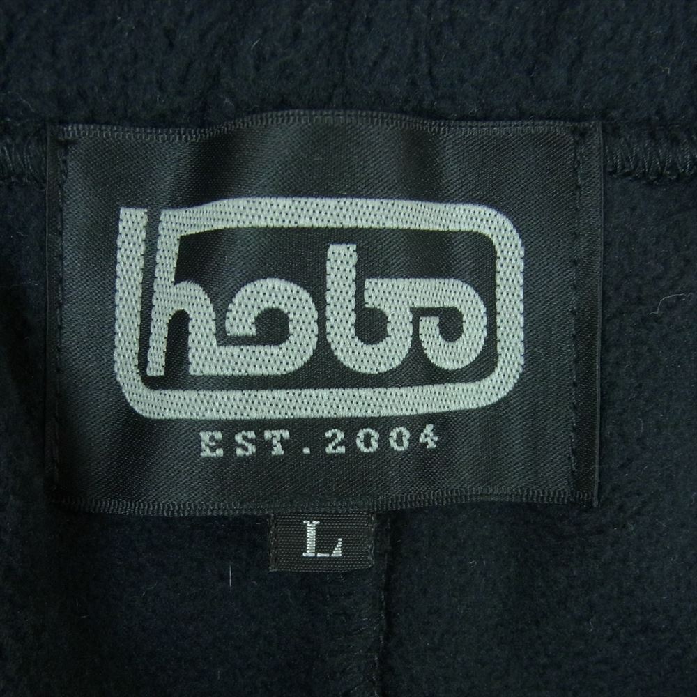 hobo ホーボー POLARTEC Wind Pro Fleece Pants ポーラテック ウィンドプロ フリース パンツ ブラック系 L【中古】