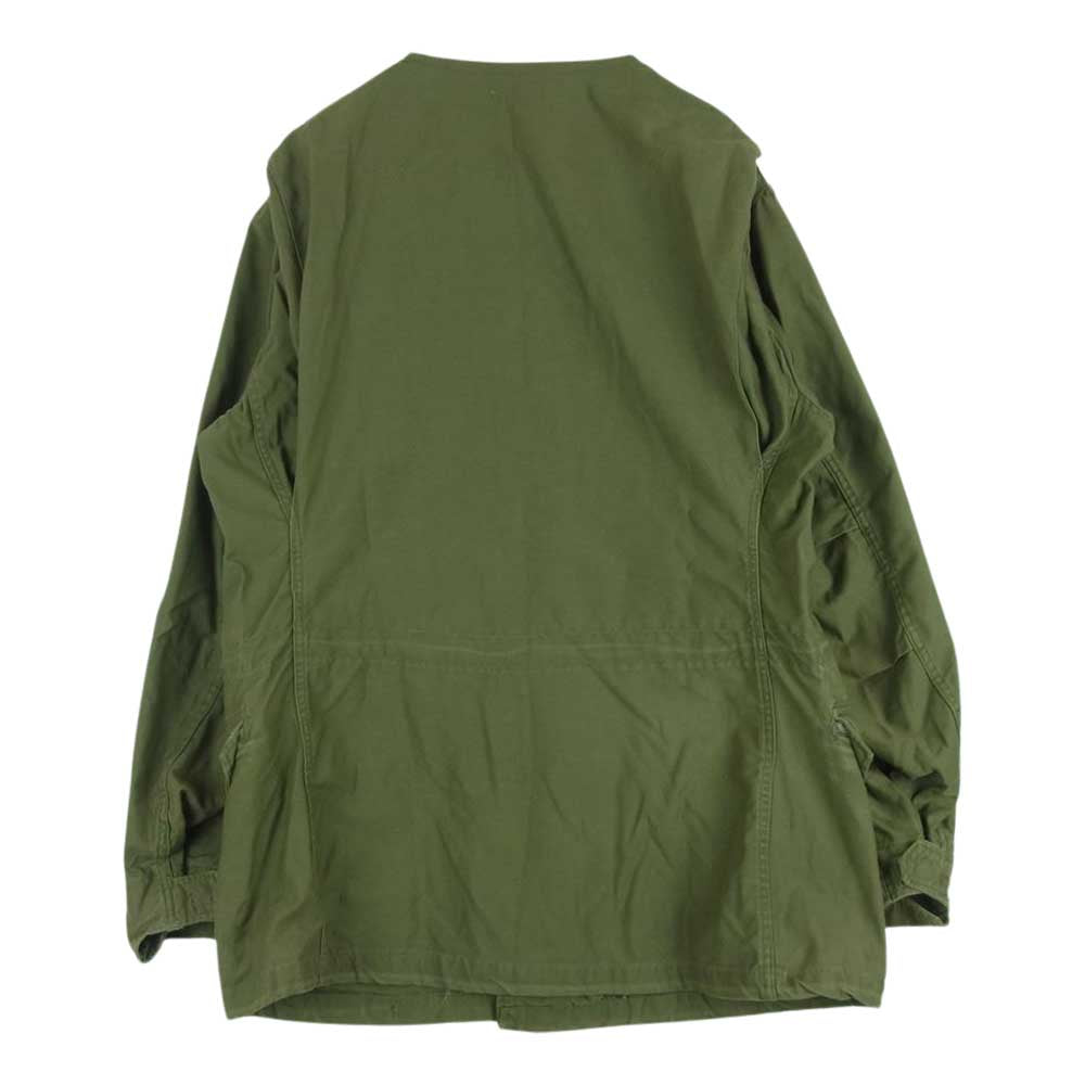 Needles ニードルス Rebuild by Needles M65 Crew Neck Jacket 再構築 リメイク ミリタリー ジャケット カーキ系 M【中古】