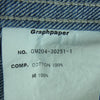 GRAPHPAPER グラフペーパー GM204-30251 Denim Jacket デニム ジャケット 日本製 インディゴブルー系 1【中古】