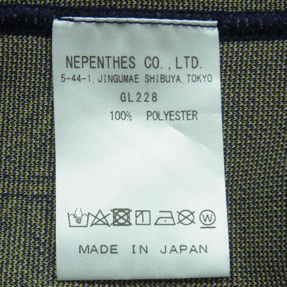 Needles ニードルス GL228 パピヨン 2B テーラード ジャケット ポリエステル 日本製 ネイビー系 M【中古】