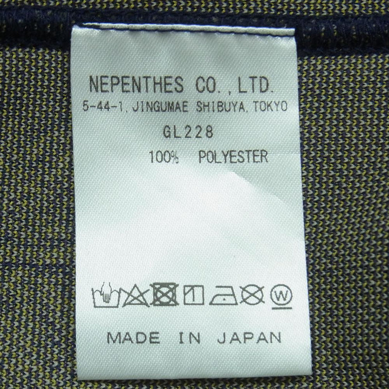 Needles ニードルス GL228 パピヨン 2B テーラード ジャケット ポリエステル 日本製 ネイビー系 M【中古】