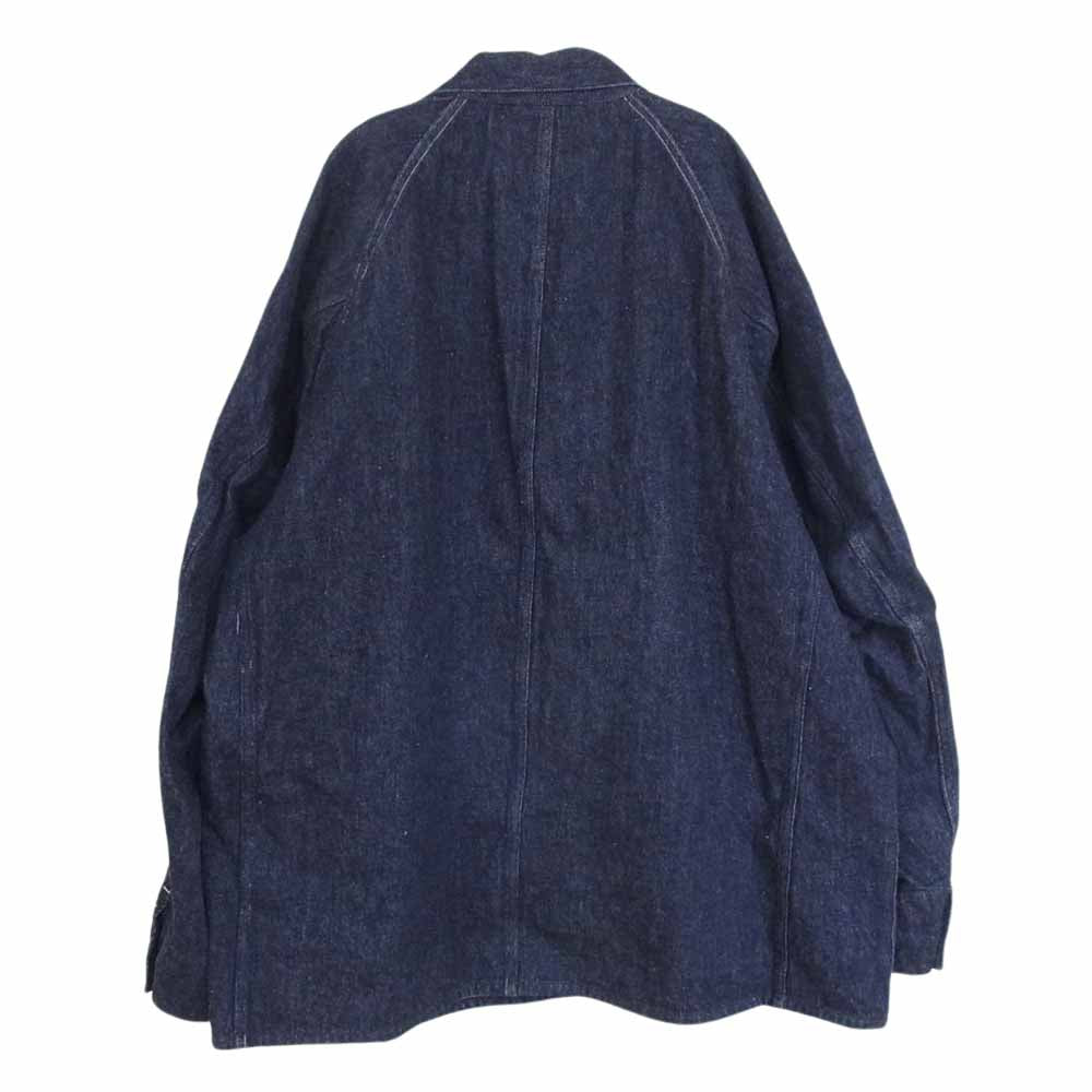 COMOLI コモリ 22AW W03-01002 デニム ワークジャケット カバーオール インディゴブルー系 4【中古】