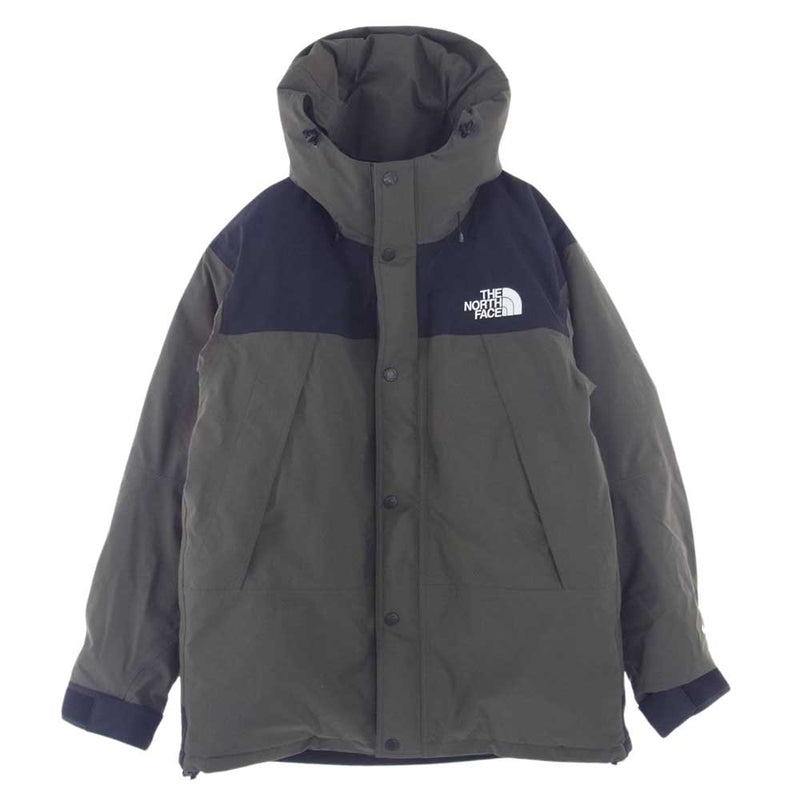 THE NORTH FACE ノースフェイス ND92237 MOUNTAIN DOWN JACKET マウンテン ダウン ジャケット GORE-TEX ゴアテックス モスグリーン系 XL【中古】