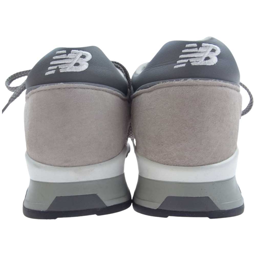 NEW BALANCE ニューバランス M1500PGL スエード スニーカー グレー系 US8.5【中古】