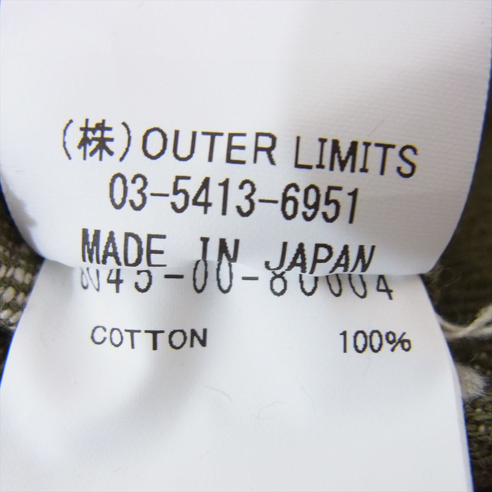 Nigel Cabourn ナイジェルケーボン 8045-00-80004 BATTLE DRESS JACKET バトルドレス デニム ミリタリー ジャケット カーキ系 46【中古】