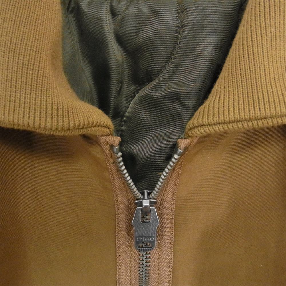 Nigel Cabourn ナイジェルケーボン 8045-13-30035 LYBRO ライブロ TANK JACKET タンク ナイロン 裏キルティング ジャケット  ブラウン系 46【中古】