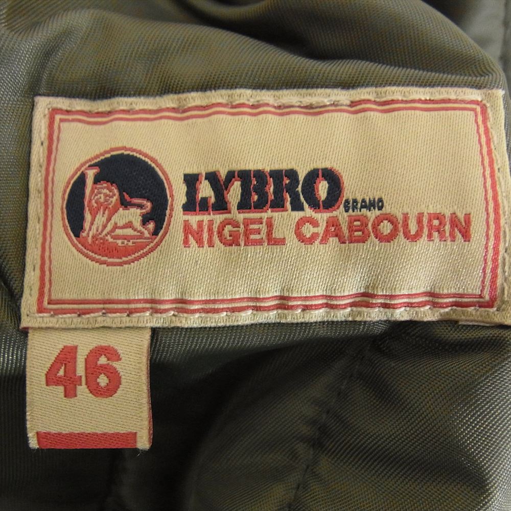 Nigel Cabourn ナイジェルケーボン 8045-13-30035 LYBRO ライブロ TANK JACKET タンク ナイロン 裏キルティング ジャケット  ブラウン系 46【中古】