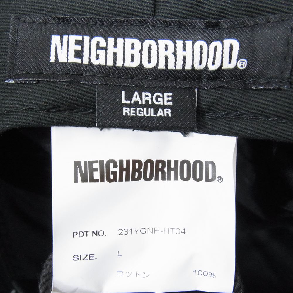 NEIGHBORHOOD ネイバーフッド 23SS 231YGNH-HT04 SPIDERWEB BUCKET HAT スパイダーウェブ バケット ハット ブラック系 L【極上美品】【中古】