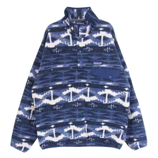 patagonia パタゴニア 18AW 25450 SYNCHILLA SNAP T PULLOVER シンチラ ハーフスナップ プルオーバー フリース ジャケット ネイビー系 L【中古】