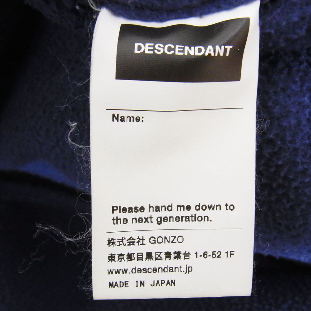 DESCENDANT ディセンダント CABALLO NYLON JACKET リバーシブル ジャケット ブルー系 1【中古】