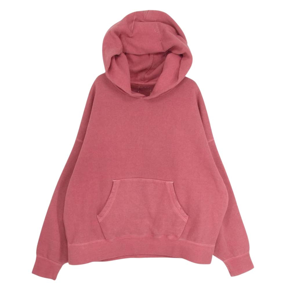 VISVIM ビズビム 23SS 0123105010015 AMPLUS SB HOODIE PO UD アンプラス プルオーバー フーディー パーカー レッド系 2【美品】【中古】