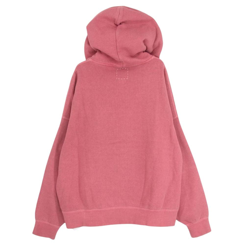 VISVIM ビズビム 23SS 0123105010015 AMPLUS SB HOODIE PO UD アンプラス プルオーバー フーディー パーカー レッド系 2【美品】【中古】